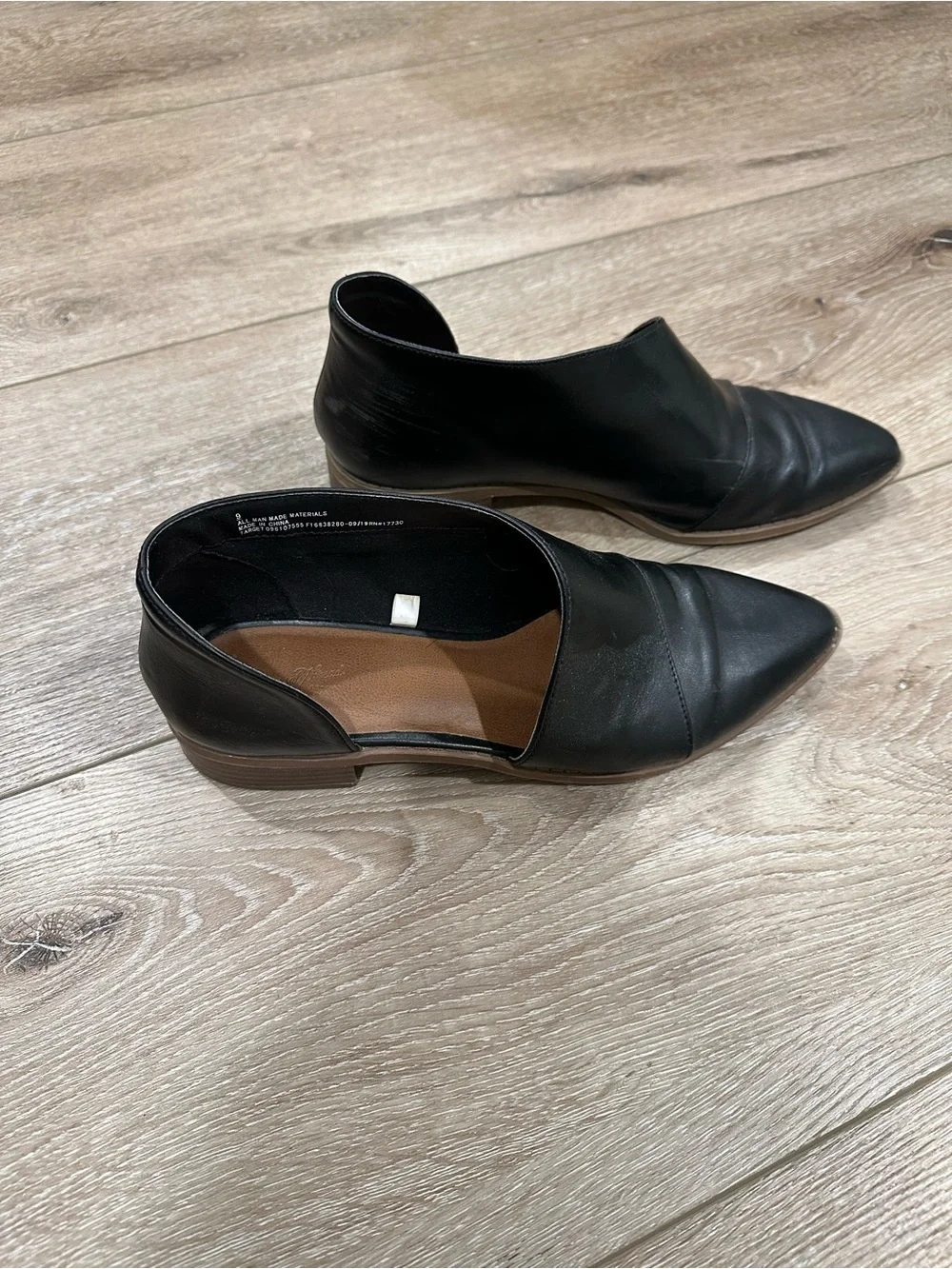 Target Women's Black Pointed D'Orsay Flats